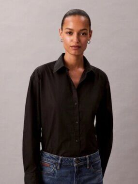 Black Calvin Klein blouse size M